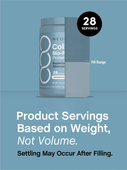 Collagen Bio-Peptides Powder | 10Oz | Super Hair, Skin, and Nails | Superior Absorption | Grassfed Protein Supplement | Advanced with 18 Essential Amino Acids